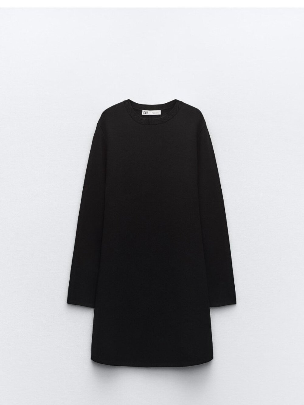 Black Zara Short Knit Dress | L | NWT